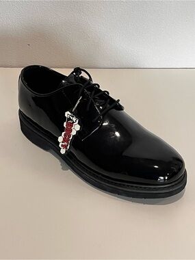 Rocky FQ00510-8 Men's High Gloss Black Pro Cell Duty Oxford Dress Shoes 13W NWT